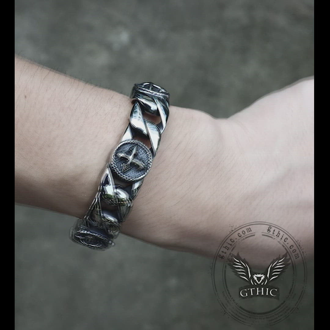 Stylish Cross Stainless Steel Simple Bracelet