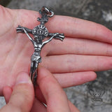 Jesus' Suffering Cross Stainless Steel Bracelet
