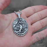 Norse Dragon Pure Tin Necklace
