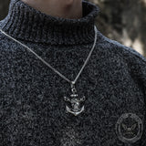 Death Pirate Stainless Steel Pendant02 | Gthic.com