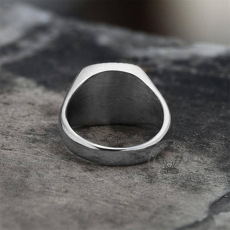Minimalist Polaris CZ Stainless Steel Ring – GTHIC