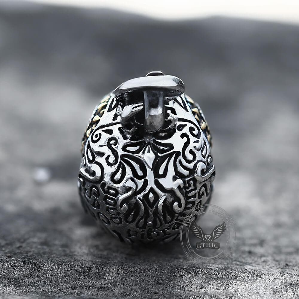 Vintage Cross Sugar Skull Pendant | Gthic.com