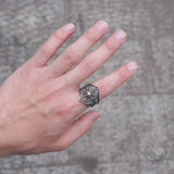8 Point Star Stainless Steel Ring