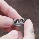 Monster Teeth Stainless Steel Beast Ring