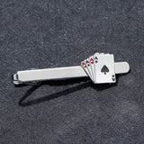 Ace Poker Card Alloy Tie Clip | Gthic.com