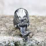Alien Mutant Symbiote Stainless Steel Ring | Gthic.com