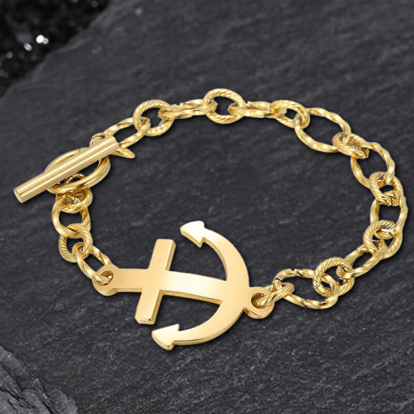 Anchor Cable Chain Stainless Steel Marine Bracelet | Gthic.com
