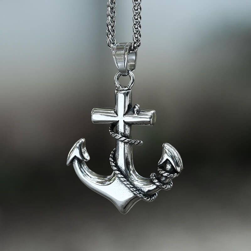 Anchor Stainless Steel Marine Pendant | Gthic.com