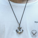Anchor Stainless Steel Marine Pendant