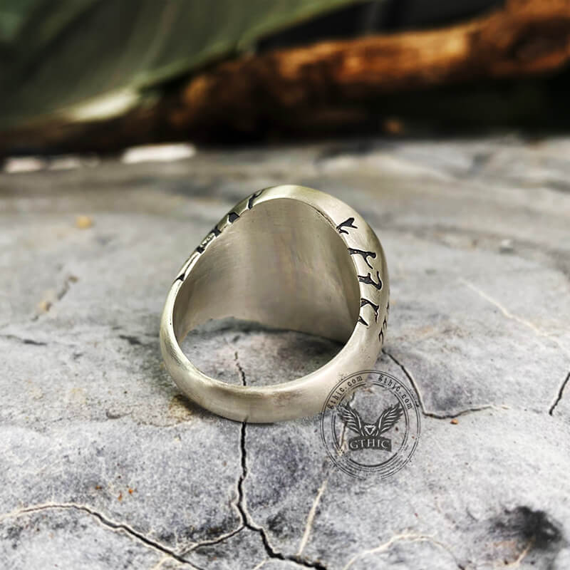 Angel Devil Sterling Silver Skull Ring | Gthic.com