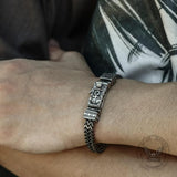 Ankh Stainless Steel Bracelet 02 | Gthic.com 