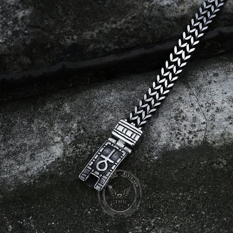 Ankh Stainless Steel Bracelet