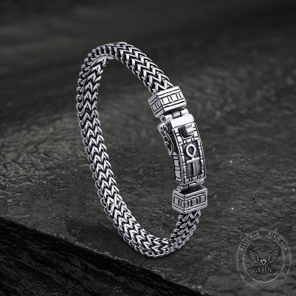 Ankh Stainless Steel Bracelet