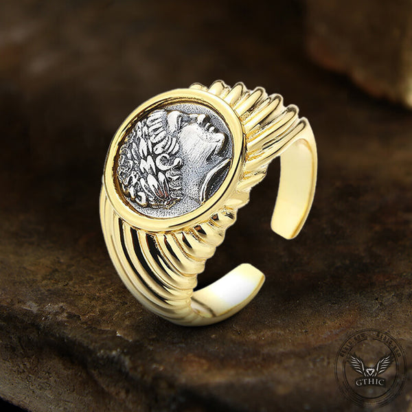 Apollo Sterling Silver Mythology Ring | Gthic.com