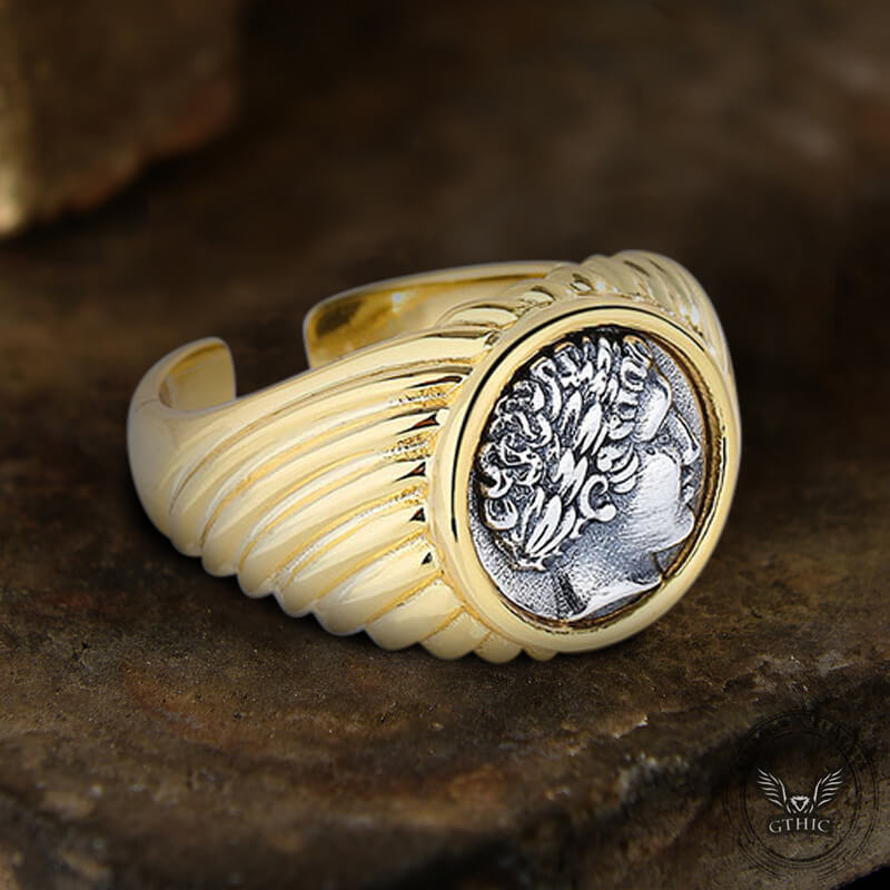 Apollo Sterling Silver Mythology Ring | Gthic.com