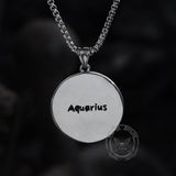 Aquarius Stainless Steel Pendant