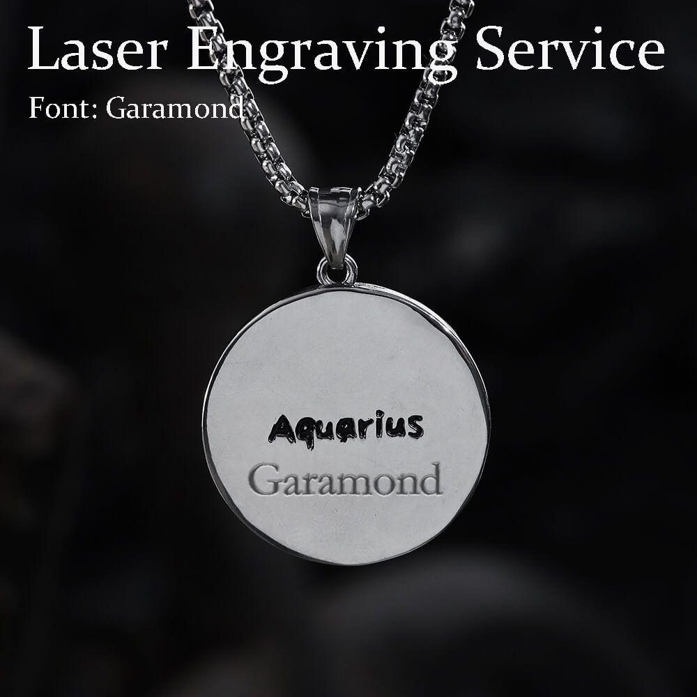 Aquarius Stainless Steel Pendant