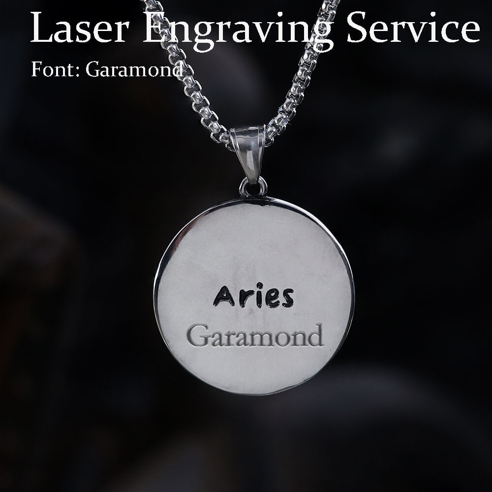 Aries Stainless Steel Pendant