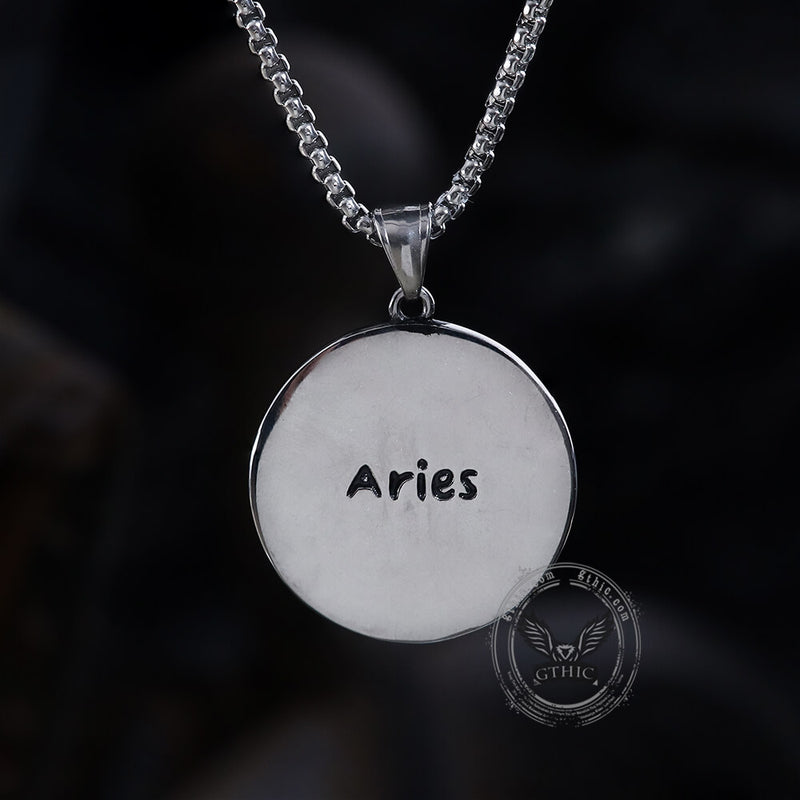 Aries Stainless Steel Pendant