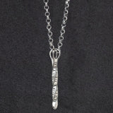 Arrow of Time and Möbius Sterling Silver Necklace | Gthic.com