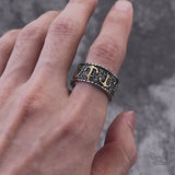 Vintage Anchor Stainless Steel Marine Ring
