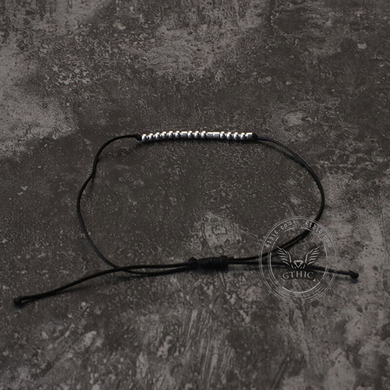 Bad Ass Morse Code Sterling Silver Bracelet