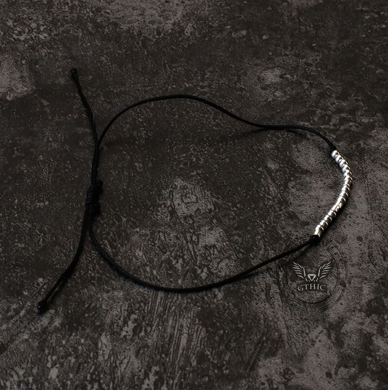 Bad Ass Morse Code Sterling Silver Bracelet