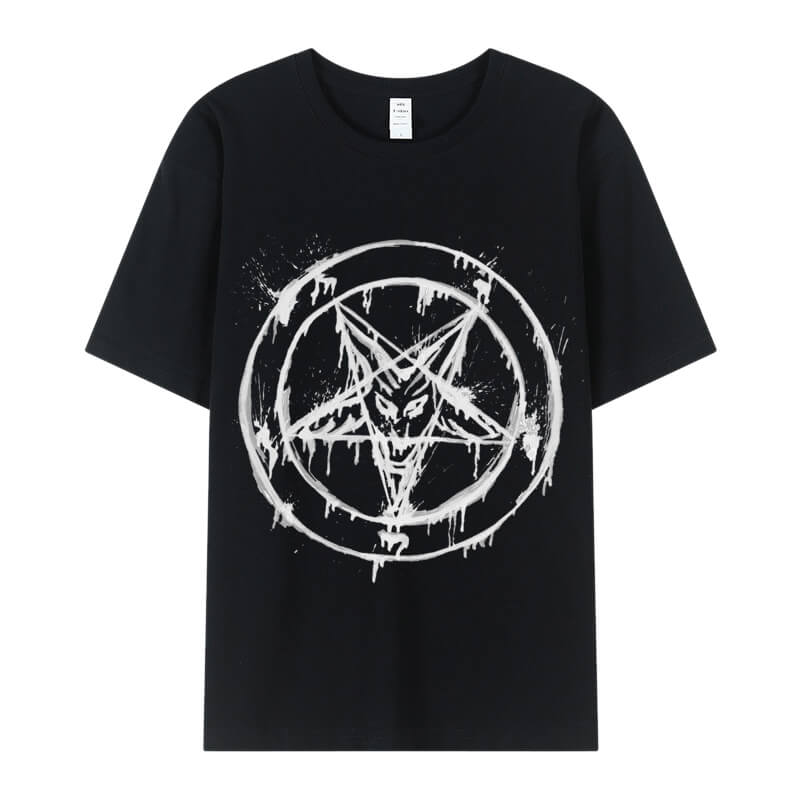 Baphomet Cotton Satan T-shirt