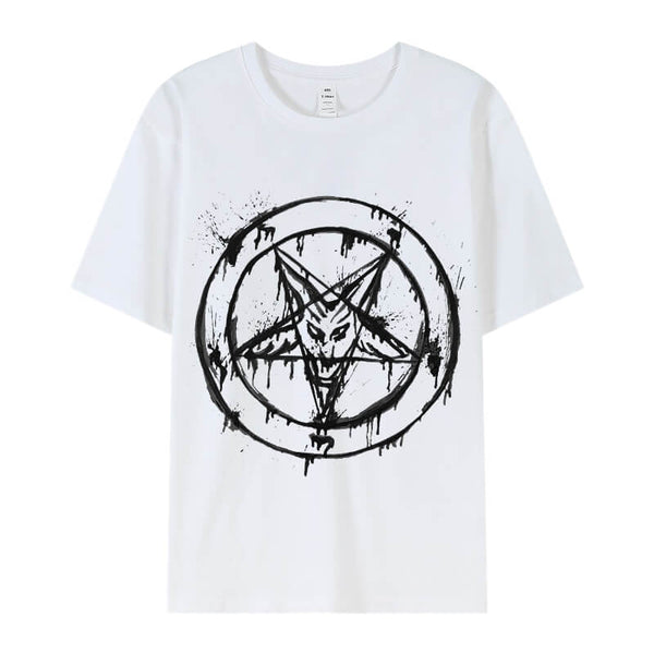 Baphomet Cotton Satan T-shirt