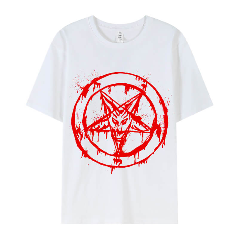 Baphomet Cotton Satan T-shirt
