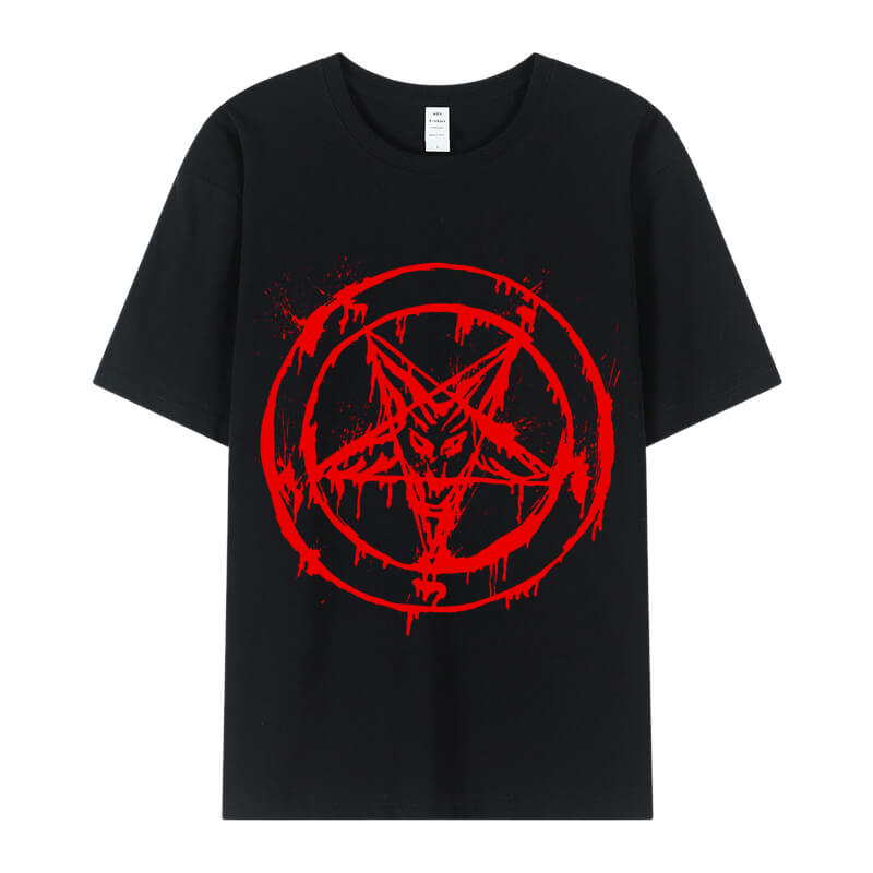 Baphomet Cotton Satan T-shirt