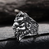 Baroque Lion Stainless Steel Ring03 | Gthic.com