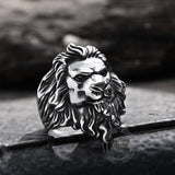 Baroque Lion Stainless Steel Ring04 | Gthic.com