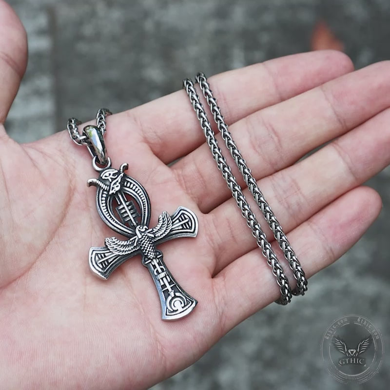 Egyptian Ankh Stainless Steel Pendant