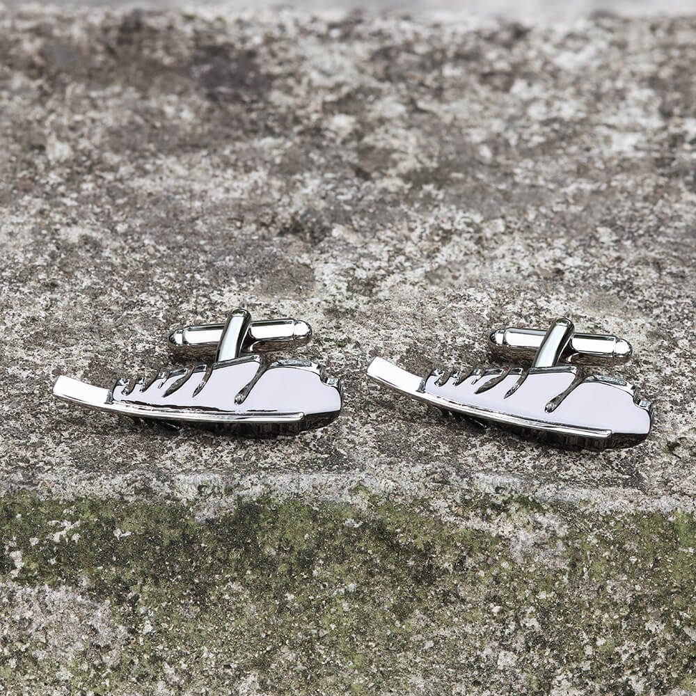 Angel Feather Brass Gothic Cufflinks | Gthic.com