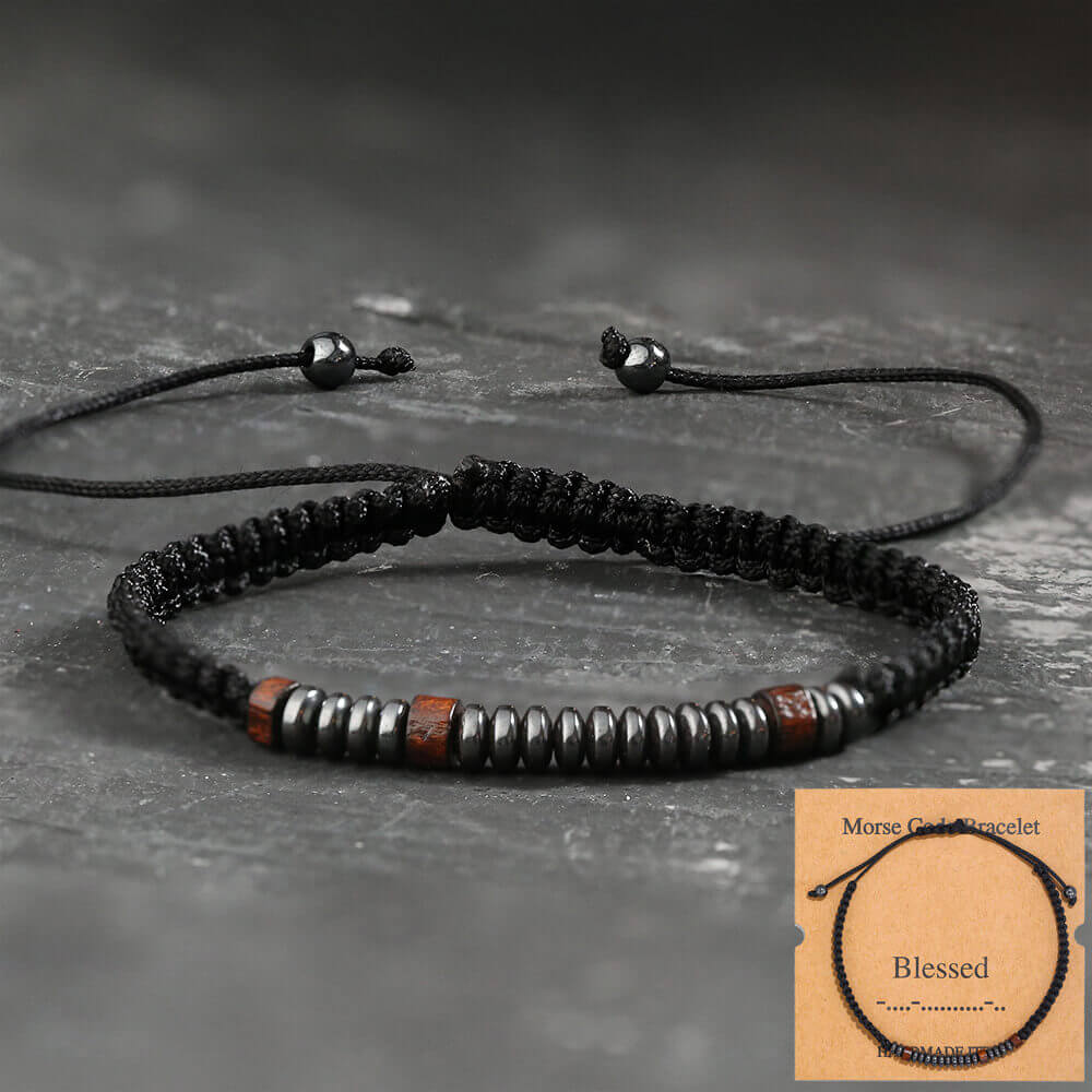 Blessed Morse Code Bracelet – GTHIC - Main Image