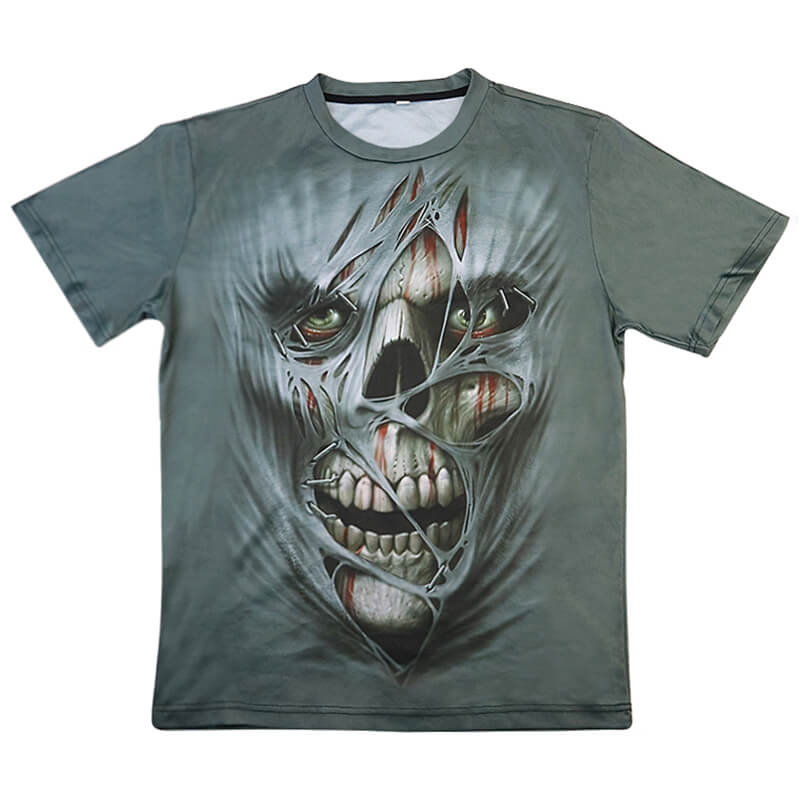 Break Free Polyester Skull T-Shirt 01 | Gthic.com