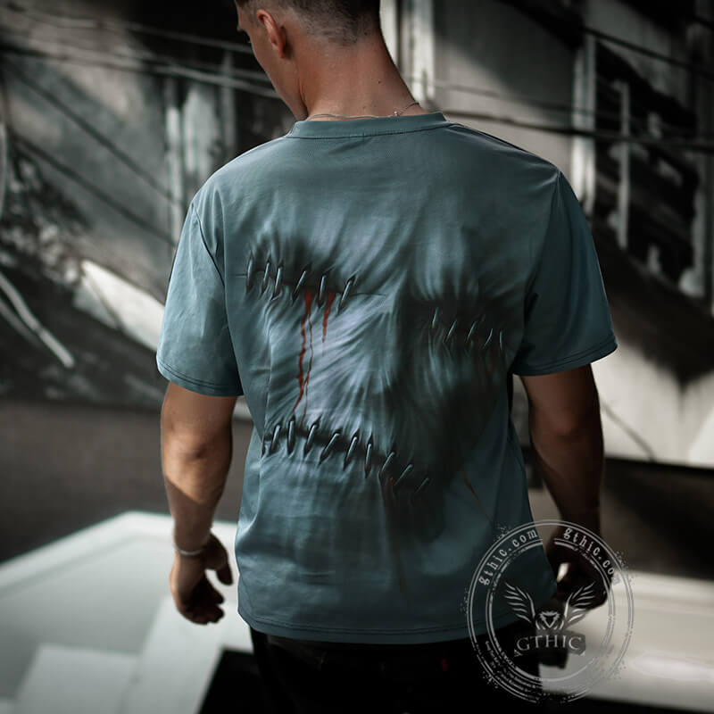 Break Free Polyester Skull T-Shirt