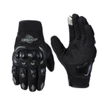Breathable Touch Screen Polyester Biker Gloves 01 GRAY | Gthic.com
