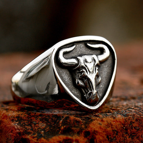 Sterling Silver & Stainless Steel Biker Rings for Men | GTHIC – Page 3