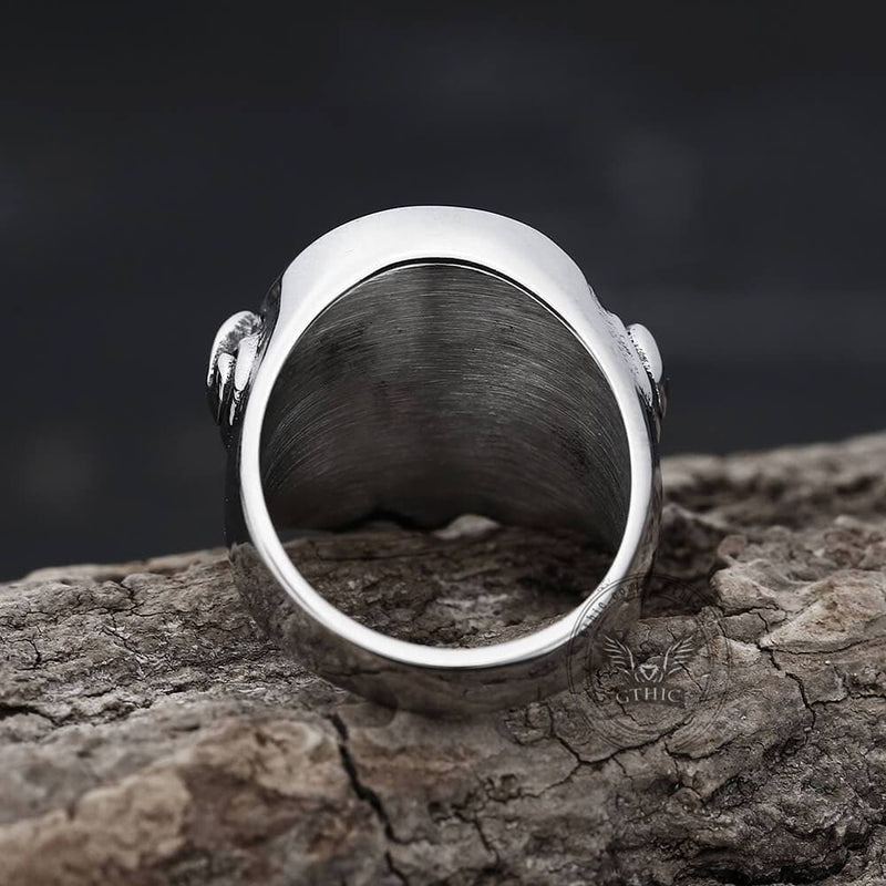 Butt Shaped Stainless Steel Ring