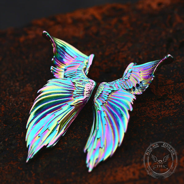 Butterfly Wing Stainless Steel Pendant | Gthic.com