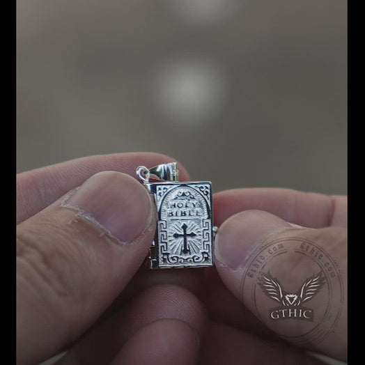 The Holy Bible Sterling Silver Pendant