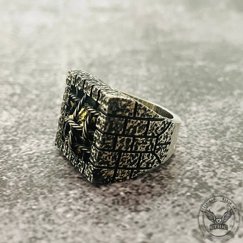 Cage Sterling Silver Skull Ring | Gthic.com