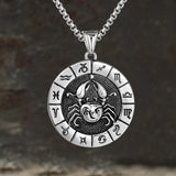 Cancer Stainless Steel Pendant 01 | Gthic.com