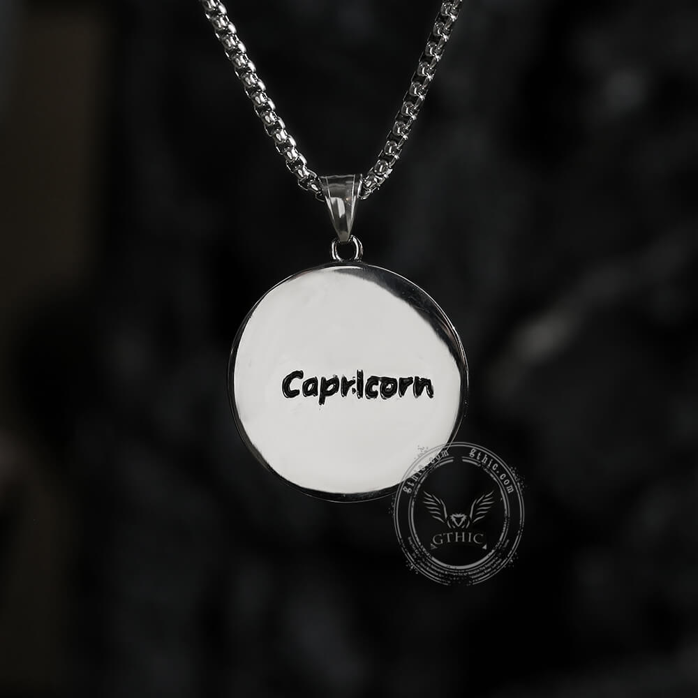 Capricorn Stainless Steel Pendant