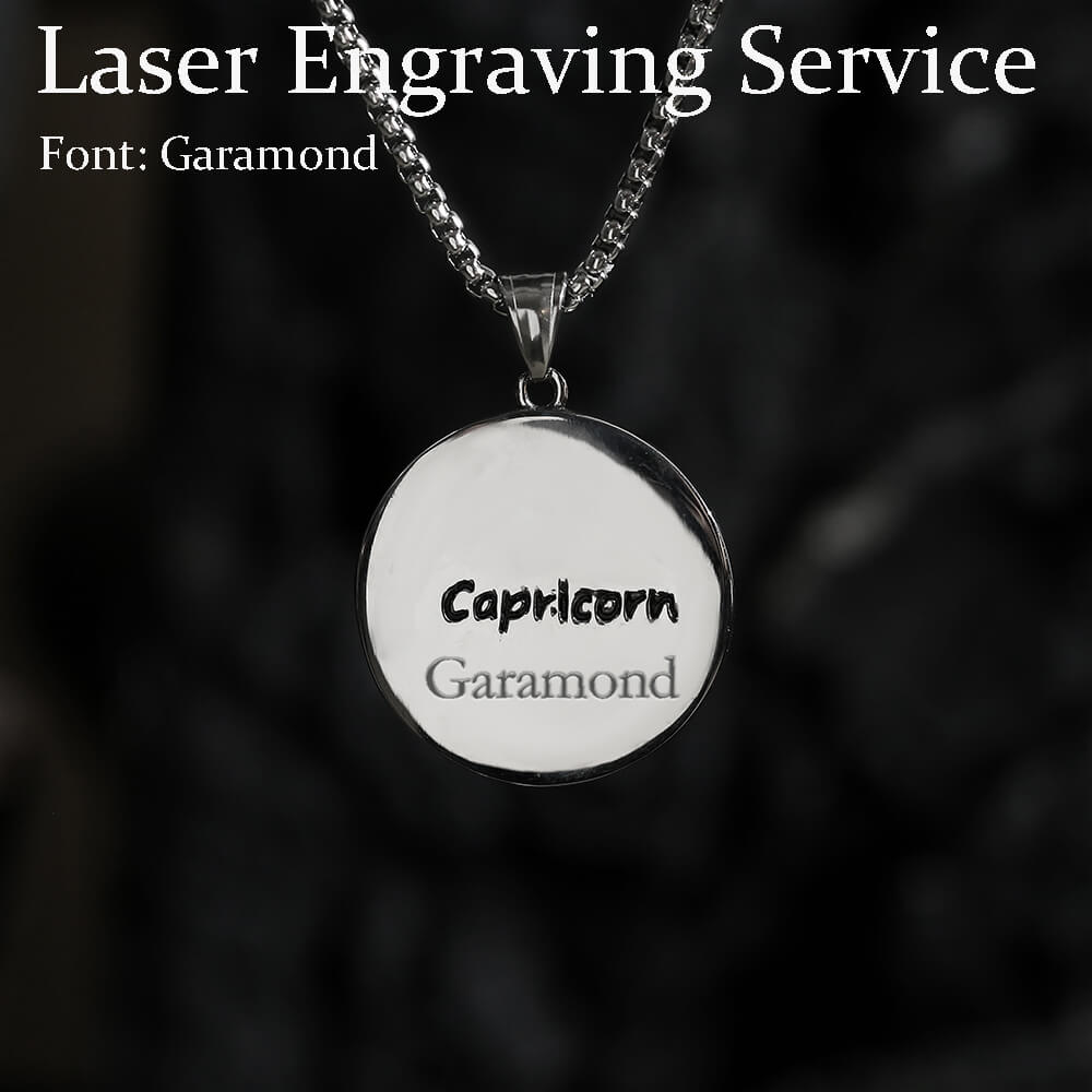 Capricorn Stainless Steel Pendant