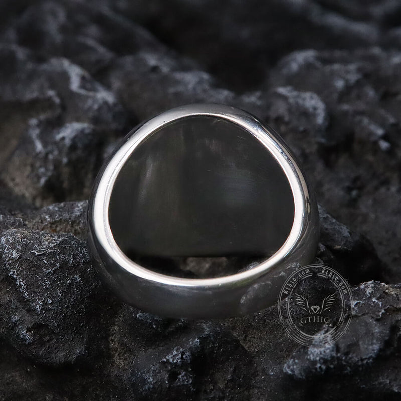 Capricorn Stainless Steel Ring