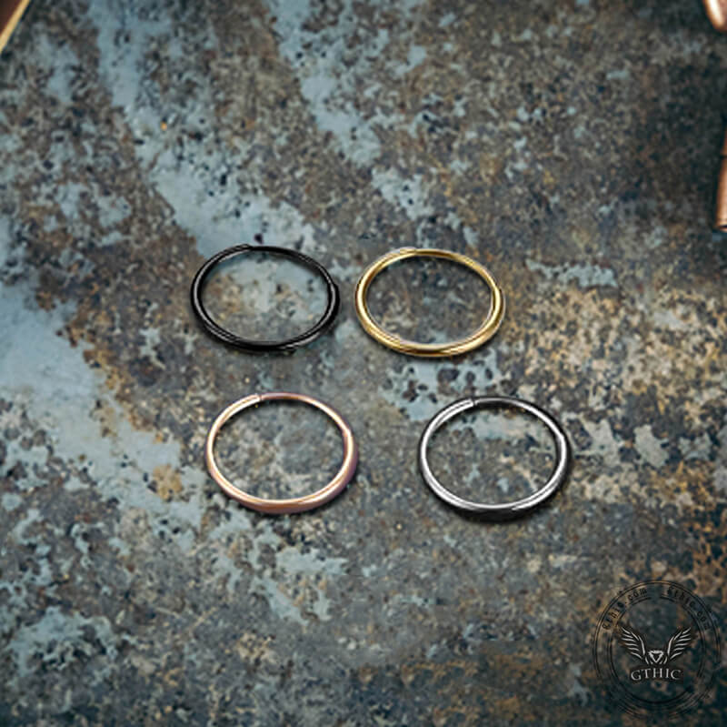 Cartilage Sleeper G23 Titanium Hoop Earrings