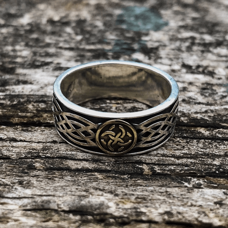 Keltischer Amulett Sterling Silber Wikinger Ring